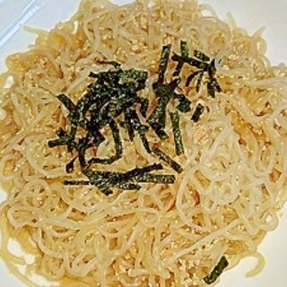 白滝で作る☆ヘルシーたらこパスタ